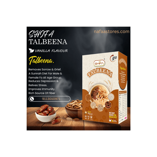 Shifa Talbeena Instant Kheer – Vanilla Flavour | Sunnah - Based Wellness Mix (250g) - Nafaa Stores